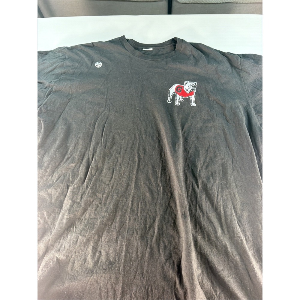 Georgia Bulldogs Dyme Lyfe T Shirt Men's 2XL Black UGA Football Double Sided